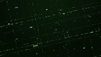 粒子激光线条形成的正方形穿梭