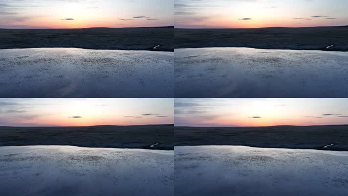 草原落日映水面 (11)草原上的风景