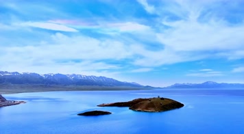 4k高清视频赛里木湖的秋天有声