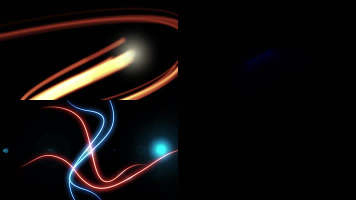 流光转场光线冲屏转场13组【带通道】