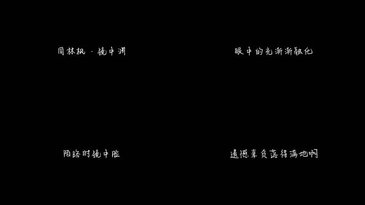 周林枫 - 镜中渊（1080P）