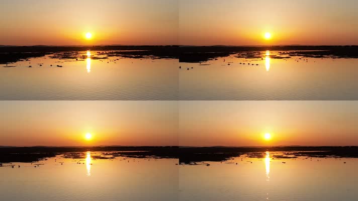 日出湖水暖 (2)草原湿地风光