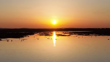 日出湖水暖 (2)草原湿地风光