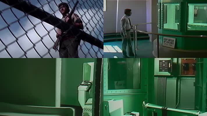 70年代美国监狱牢房铁窗围墙关押死刑犯