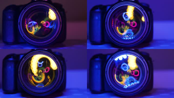 单反相机镜头反光