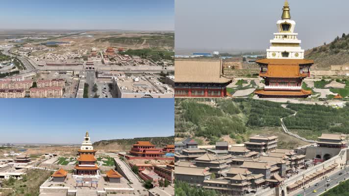 内蒙古定远营航拍大景