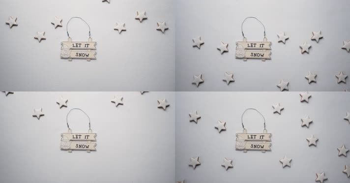 天上下起了星星英文let it snow