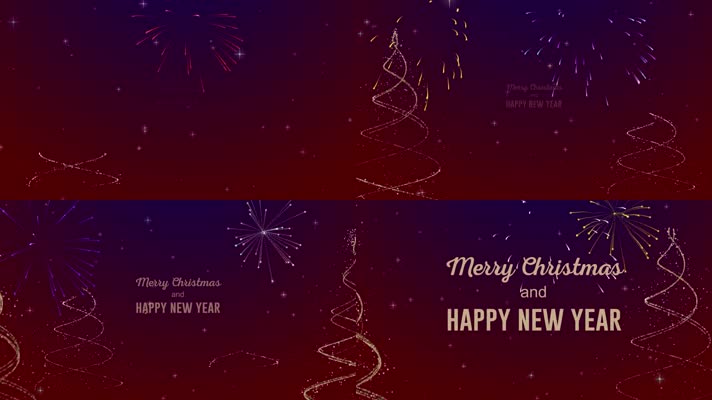 新年快乐圣诞快乐片头节日氛围喜庆