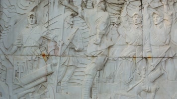 纪念碑浮雕画 纪念碑浮雕画