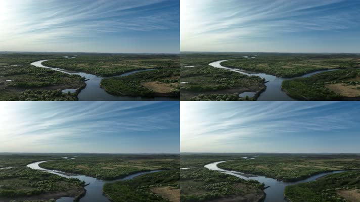 海拉尔河湿地风光山丁子花海 (11)呼伦贝尔大草原上的花海