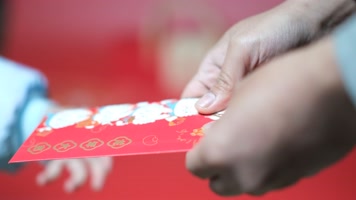 龙年过年拜年发红包特写春节节日喜庆素材9 龙年过年拜年发红包特写春节节日喜庆素材9