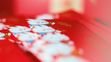 龙年过年新年福字红包特写春节节日喜庆素材 龙年过年新年福字红包特写春节节日喜庆素材