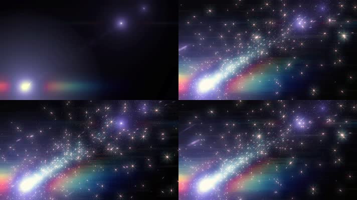 粒子星喷泉背景