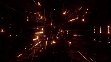 金色隧道舞台背景