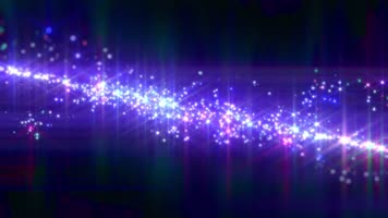 粒子闪烁旋转移动背