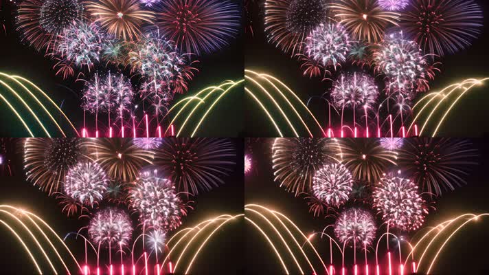 春节城市烟火绽放-1