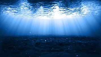 水底光线照射