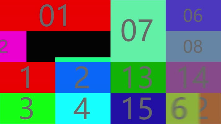 分屏 图片展示 图片集合 视频展示 多屏