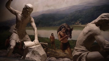 常德博物馆原始人史前人类猿人