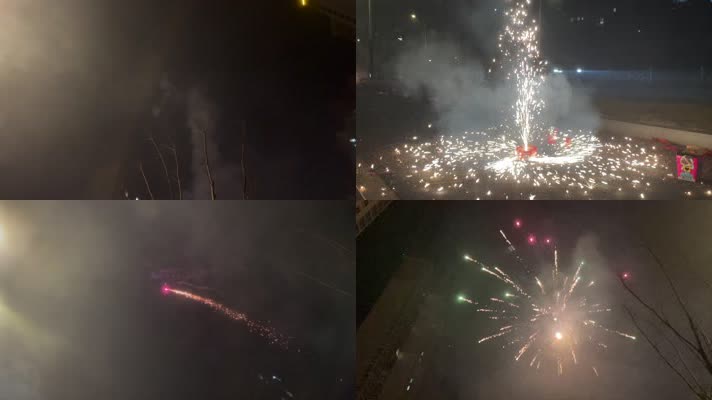 「有版权」原创新年放烟花合集4K