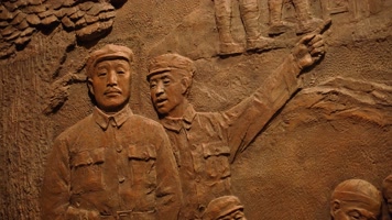 4K解放军红军中国军人古风雕像