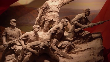 4K工农红军解放军雕像 4K工农红军解放军雕像