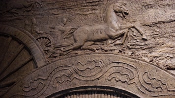 4K古风石雕壁画古代壁画