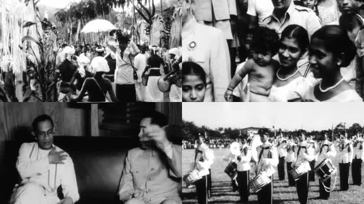 1957年 周恩来出访斯里兰卡
