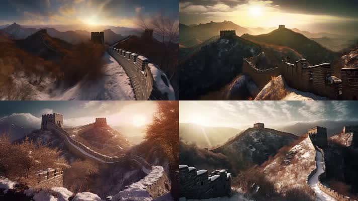 4k万里长城大合集