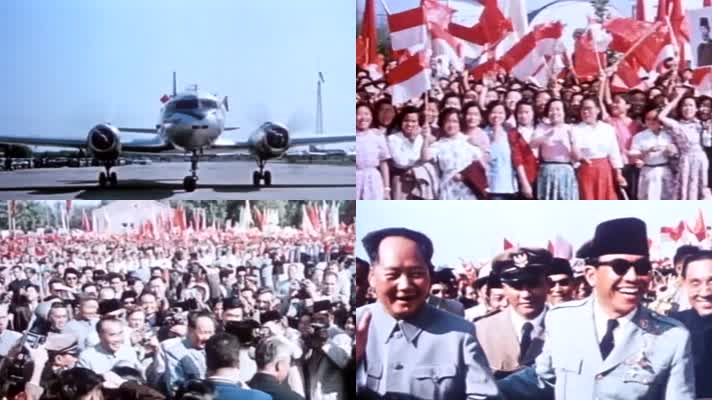 1956年 苏加诺访华