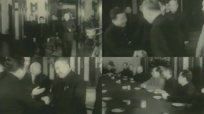 1956年 毛泽东会见西哈努克亲王
