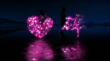 亮闪闪钻石玻离文字破碎风化效果