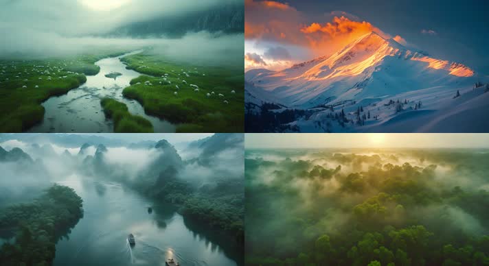 4K中国宣传素材超多恢弘大气镜头合集