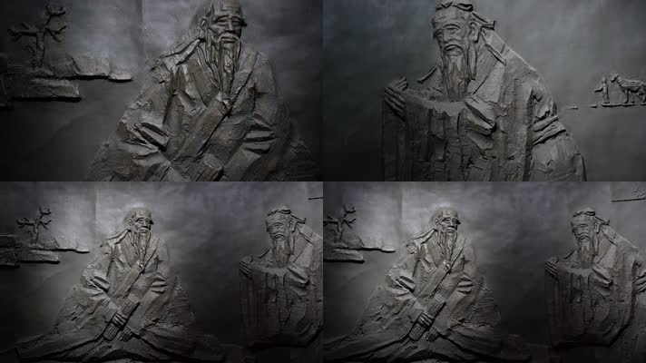 孔子向老子问礼壁画