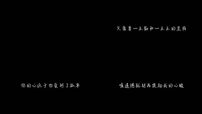 赵咏华 - 只能说遗憾（1080P）