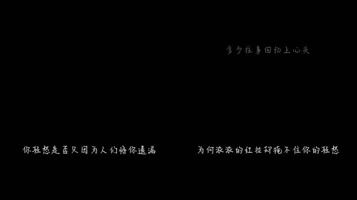 陈淑桦 - 红楼梦（1080P）