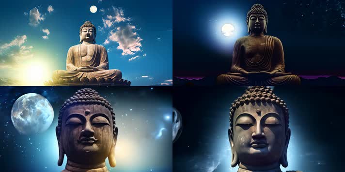 4k佛像 宇宙 星辰 感受 顿悟 合集