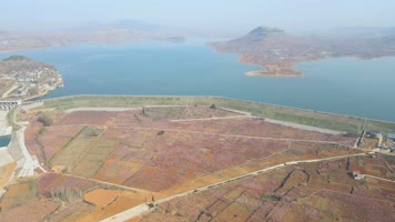 航拍桃花 桃花 大遍桃花源 桃花源 桃花林  航拍桃花 桃花 大遍桃花源 桃花源 桃花林