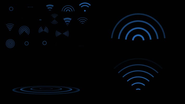 无线信号雷达扩散效果-20组