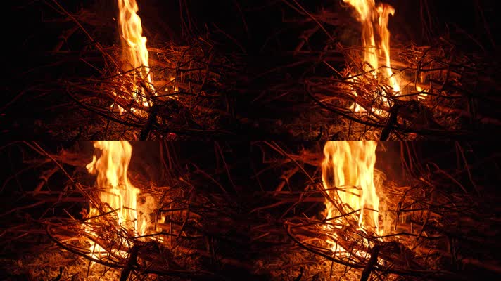 森林大火焰山火烈火焚烧秸秆秸秆禁烧