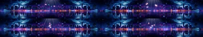 0425 (16)8K舞台城市夜景视频背景