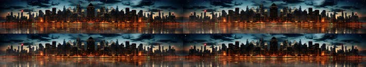 0425 (15)8K舞台城市夜景视频背景