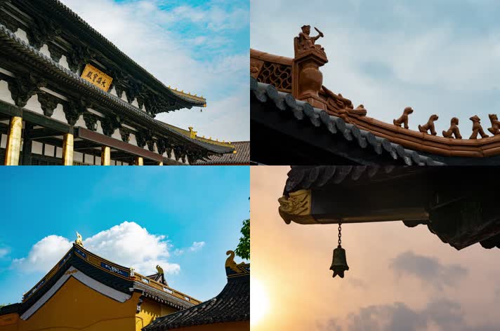 「有版权」原创古建筑屋檐延时合集4K-6