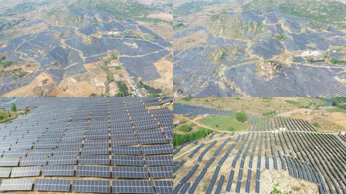 光伏 太阳能 太阳能发电场 新能源 清洁能源