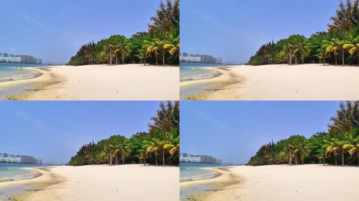 海南风光海边沙滩视频