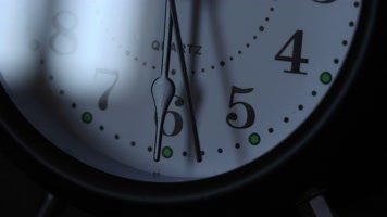 时钟转动时间流逝