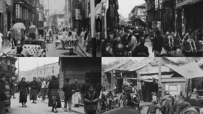 1910年北京街头旧档案影像