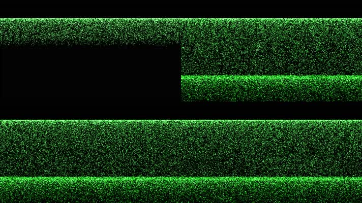 4K绿色粒子瀑布下落视频