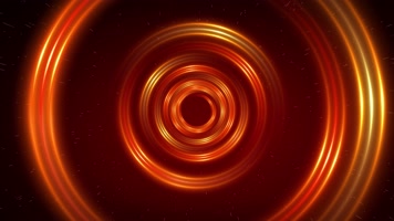 4K红色光圈隧道视频2