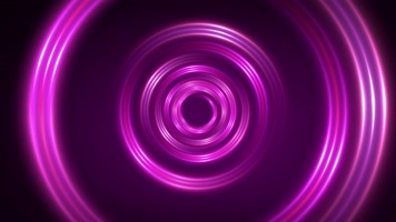 4K粉紫色光圈隧道视频2